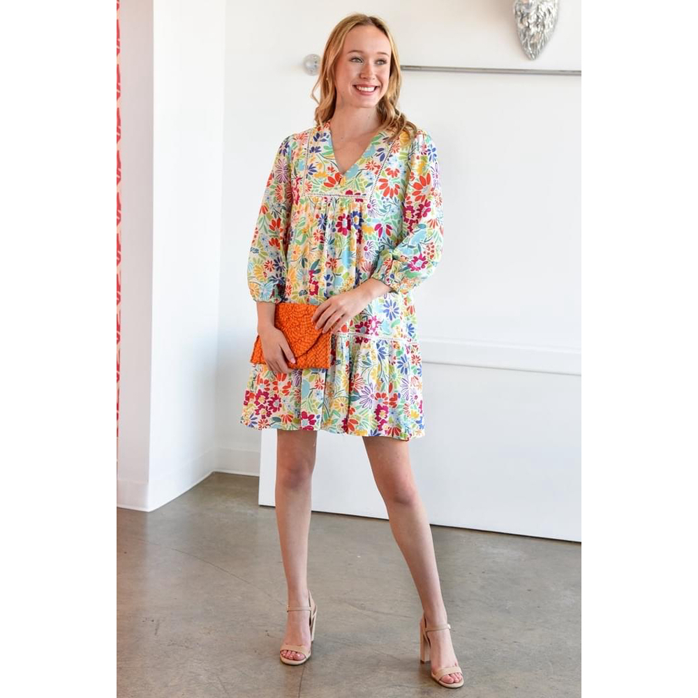 Fate Floral Print Dress Women's Size S